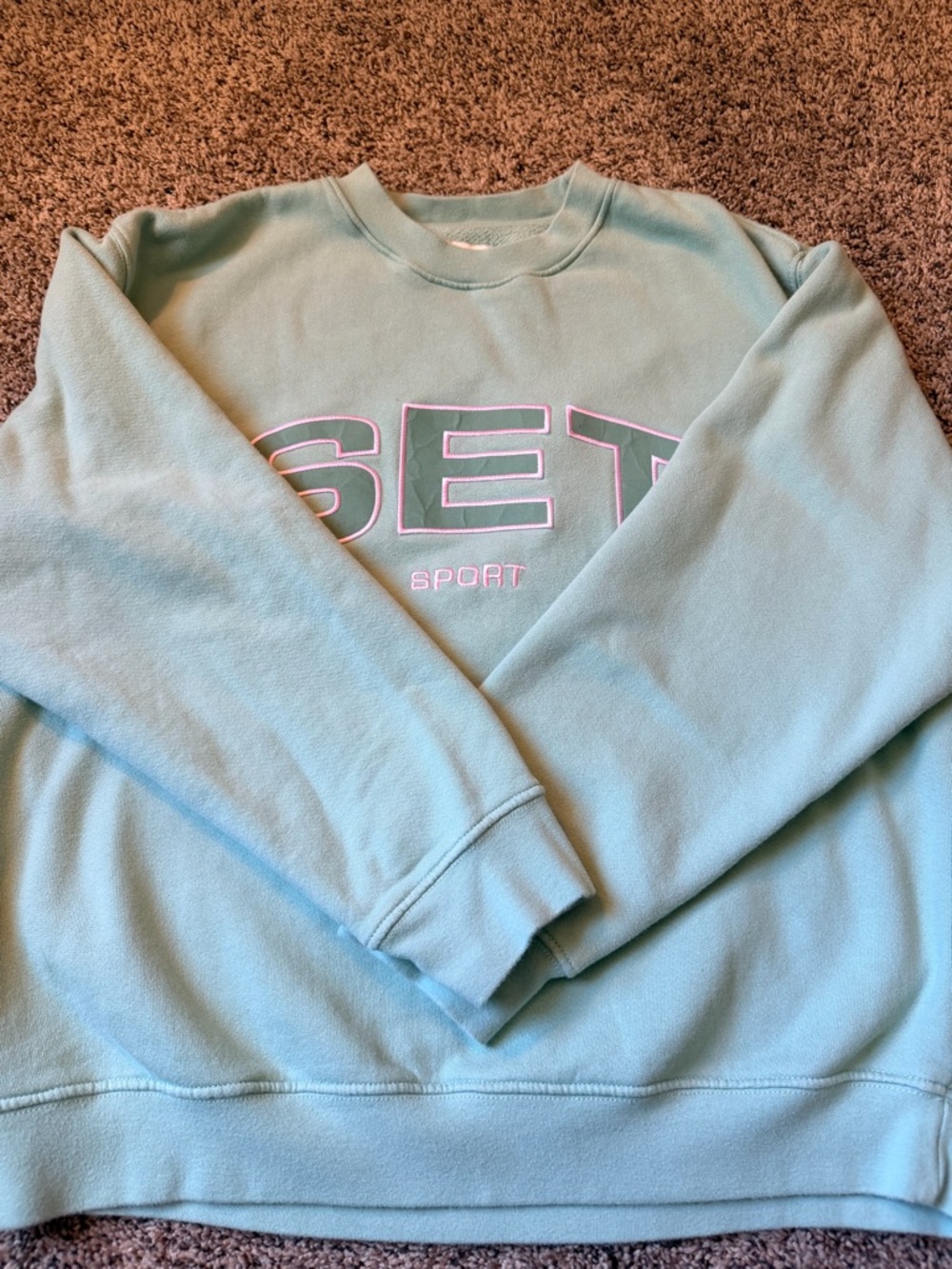 SET Active Mint Green Crewneck Sweatshirt - Picture 4 of 7